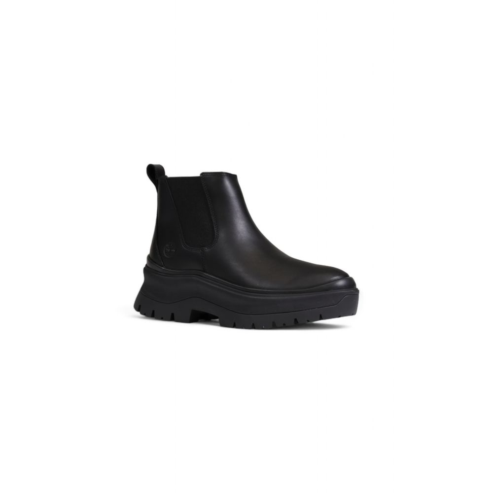 Bottines en cuir noir Timberland