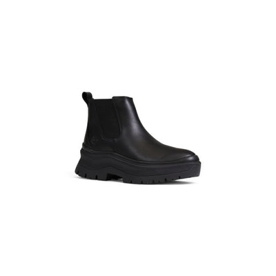 Bottines en cuir noir Timberland