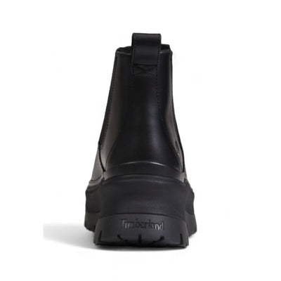 Bottines en cuir noir Timberland