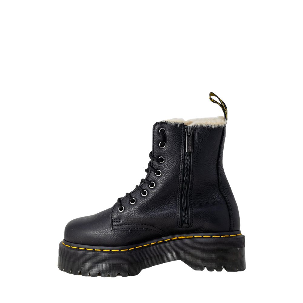 Bottes en cuir noir Dr. Martens