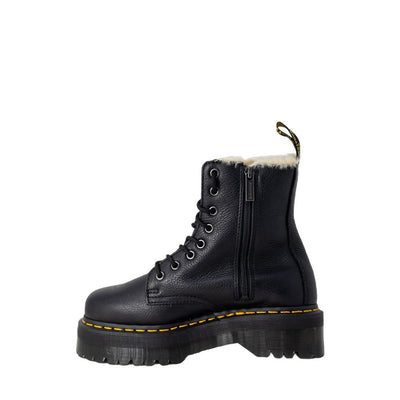 Bottes en cuir noir Dr. Martens