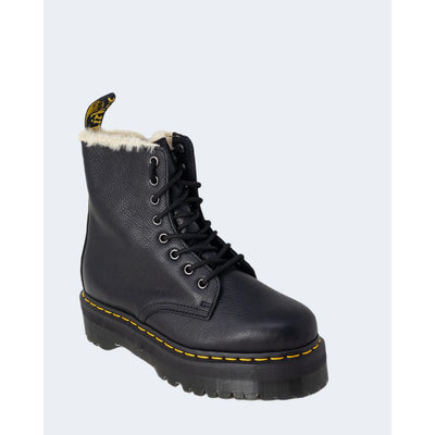Bottes en cuir noir Dr. Martens