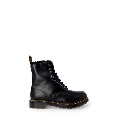 Bottes en cuir noir Dr. Martens