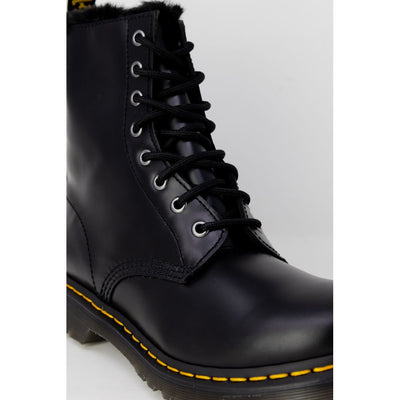 Bottes en cuir noir Dr. Martens