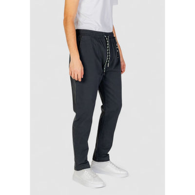 Gianni Lupo Gray Cotton Pant
