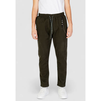 Pantalon en coton vert Gianni Lupo
