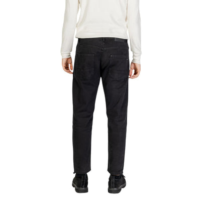 Pantalon en coton noir Gianni Lupo