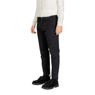 Pantalon en coton noir Gianni Lupo