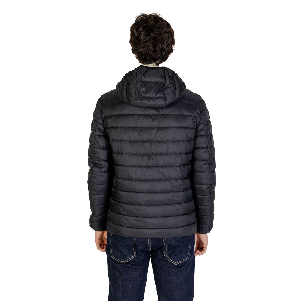 Gianni Lupo Black Polyamide Jackets & Coat