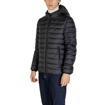 Gianni Lupo Black Polyamide Jackets & Coat