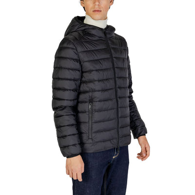 Gianni Lupo Black Polyamide Jackets & Coat