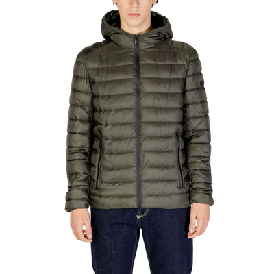 Vestes et manteaux en polyamide vert Gianni Lupo