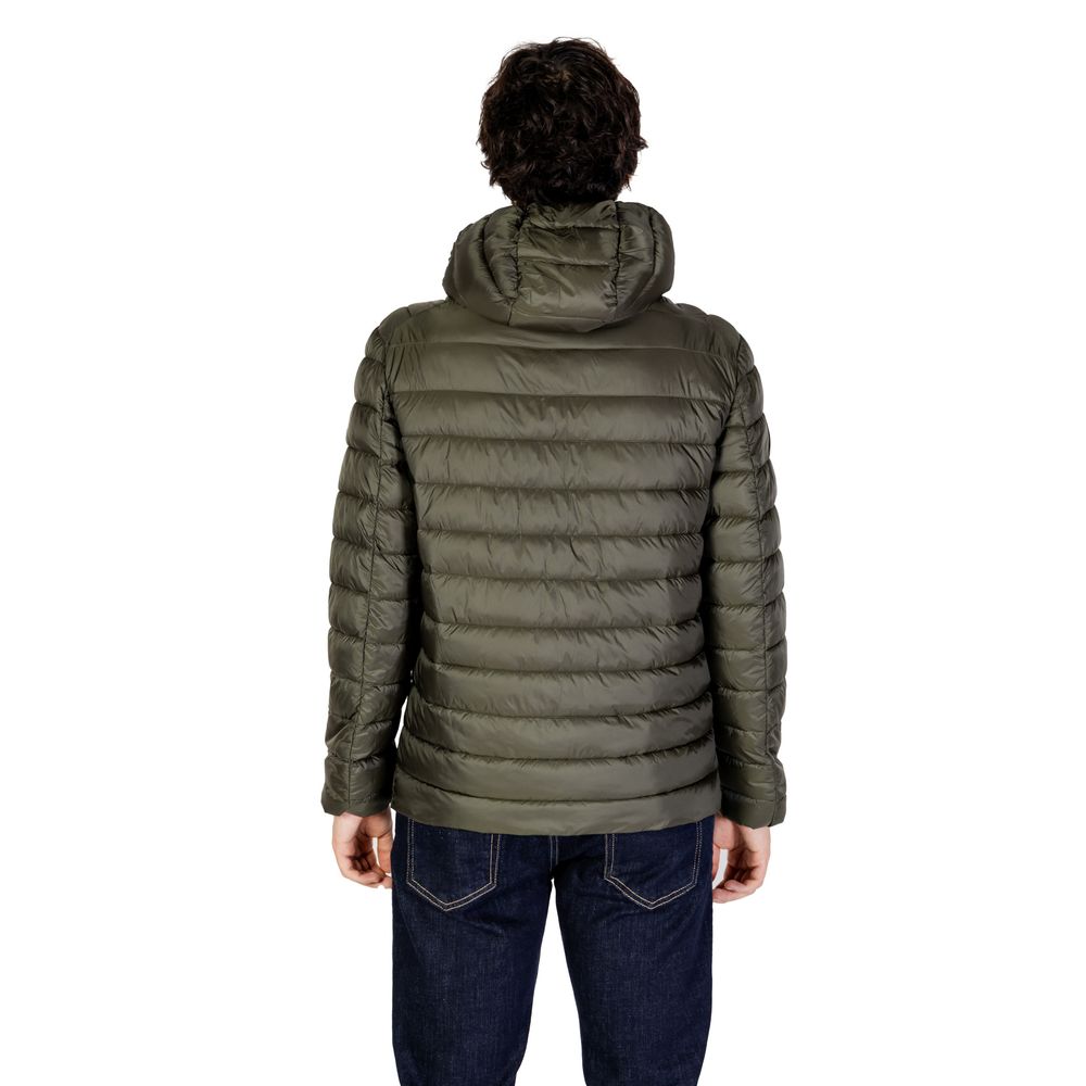 Vestes et manteaux en polyamide vert Gianni Lupo