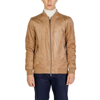 Vestes et manteaux en polyester beige Gianni Lupo