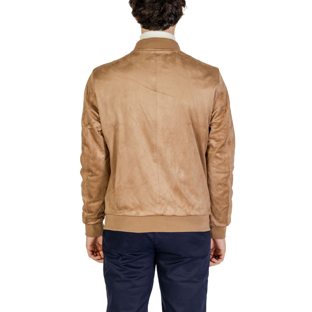 Vestes et manteaux en polyester beige Gianni Lupo