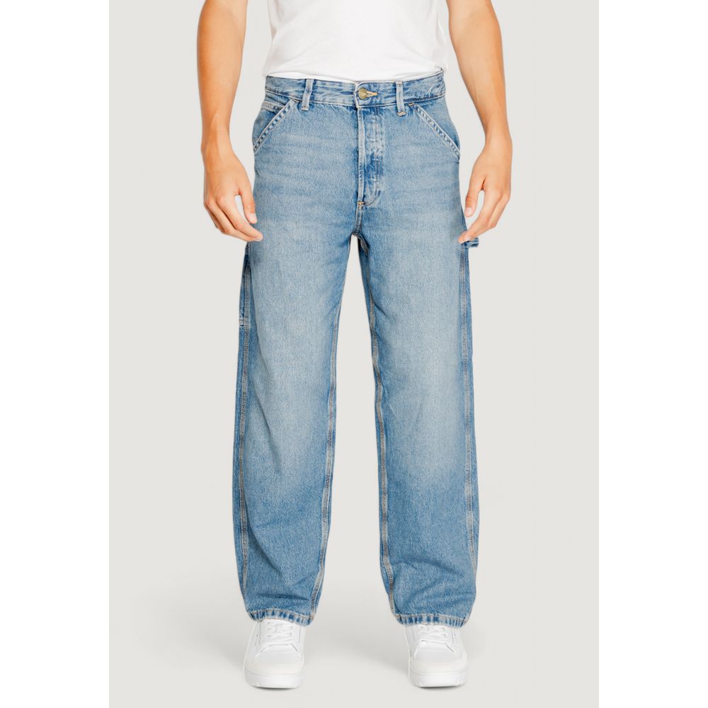 Jack Jones Blauwe Katoenen Relaxed Fit Jean