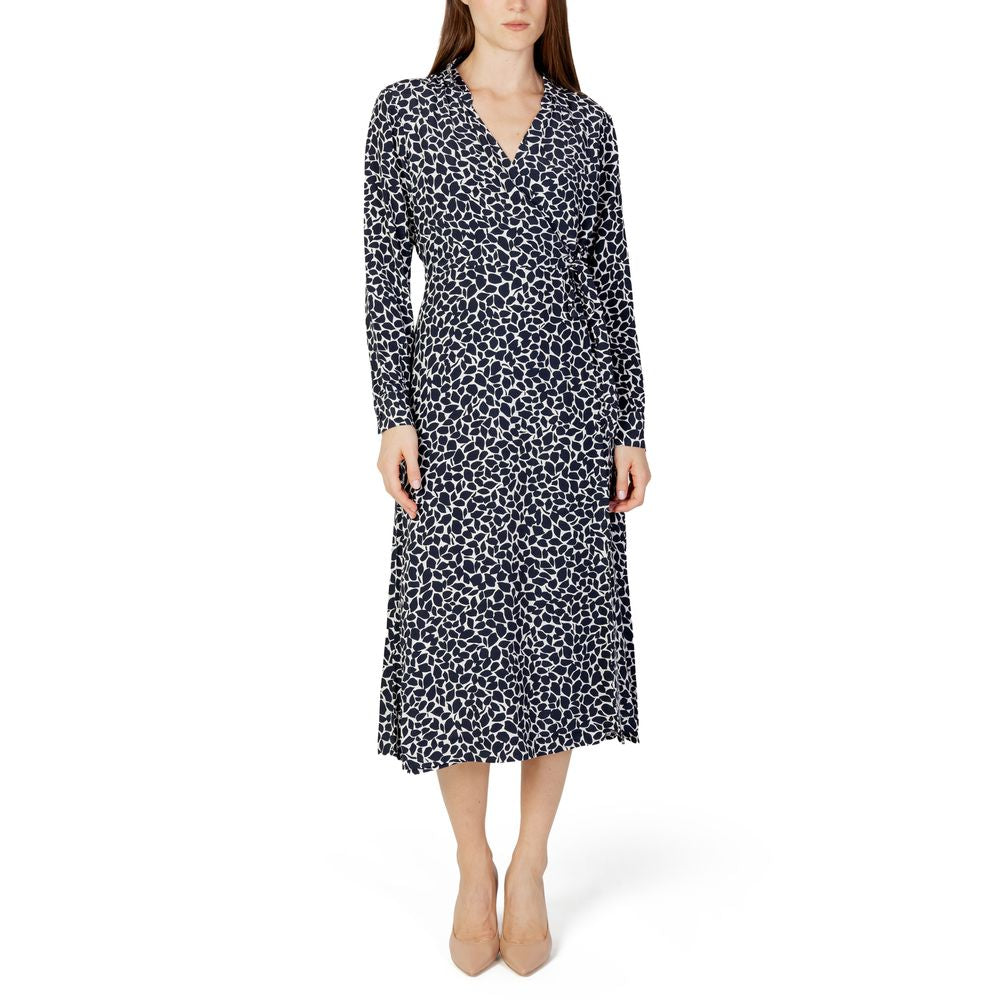 Street One Blauwe Viscose Midi