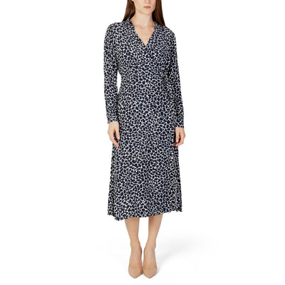 Street One Blauwe Viscose Midi