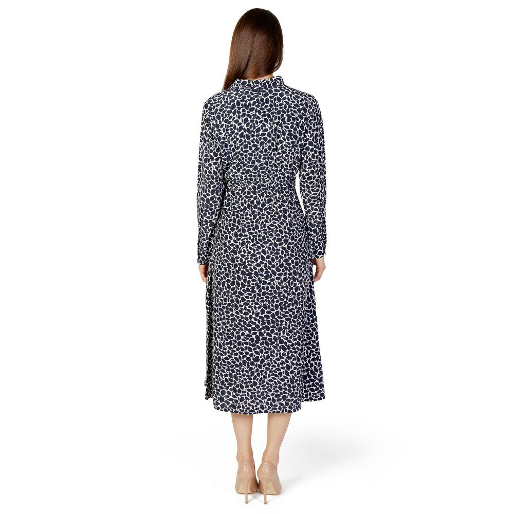 Street One Blauwe Viscose Midi