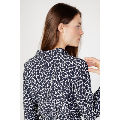 Street One Blauwe Viscose Midi