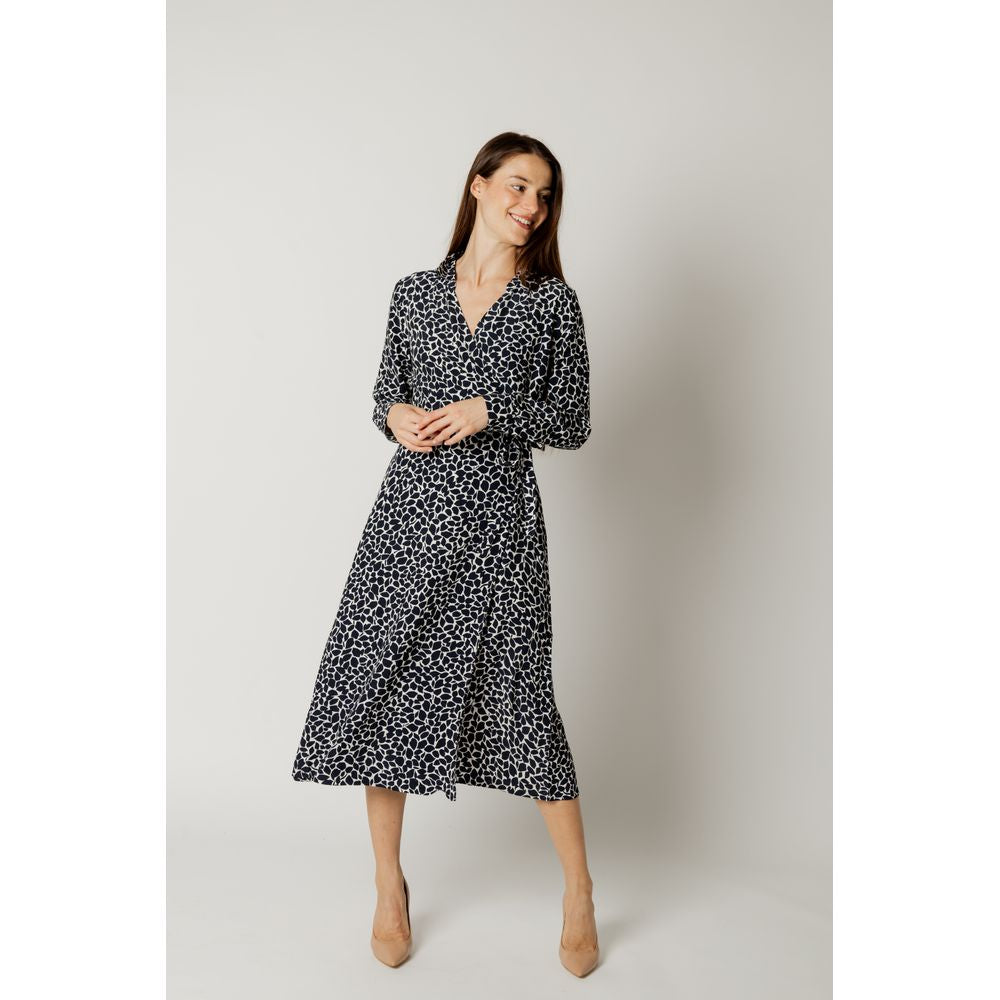 Street One Blauwe Viscose Midi