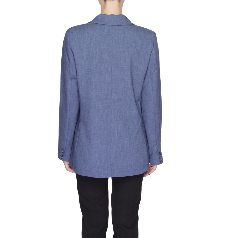 Blazer bleu en polyester Street One
