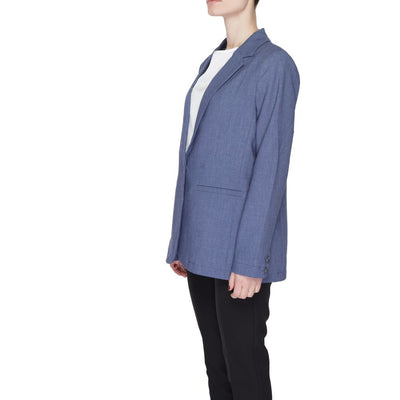 Blazer bleu en polyester Street One