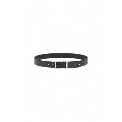 Ceinture en cuir noir Guess
