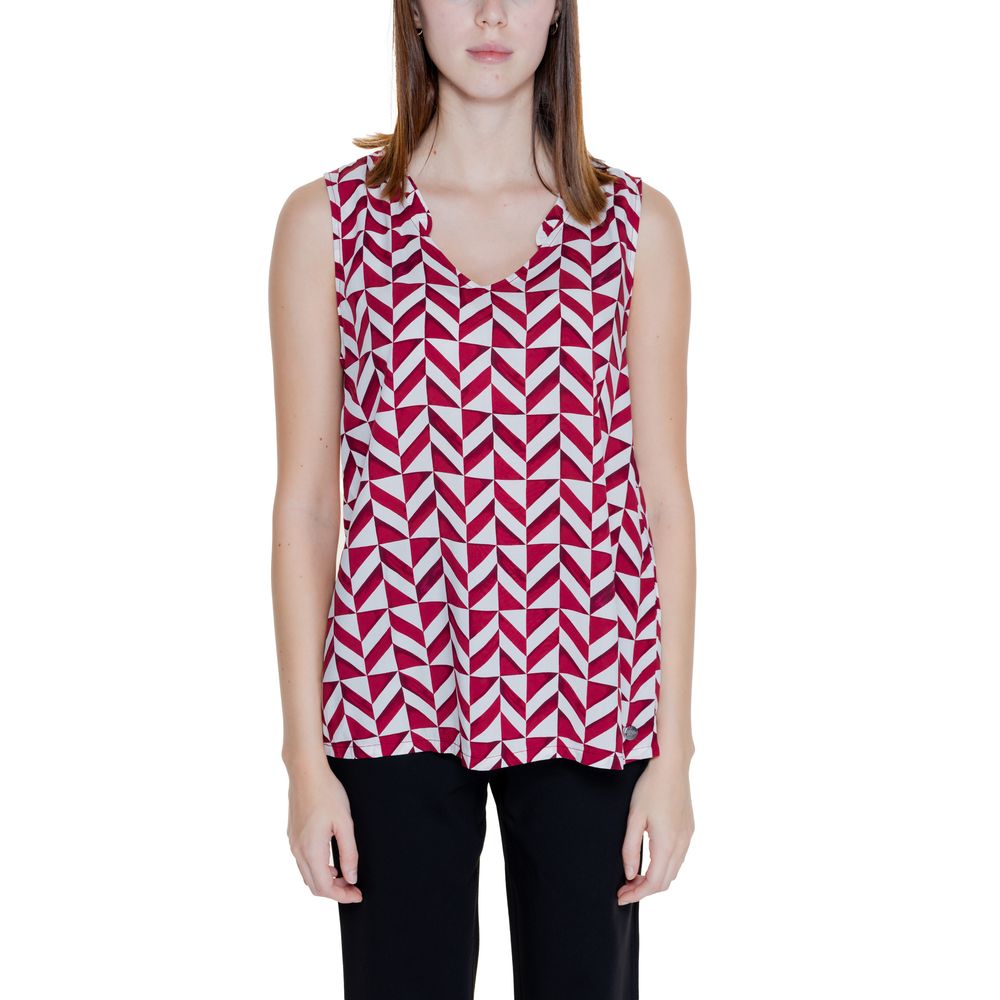 Débardeur en viscose rouge Street One
