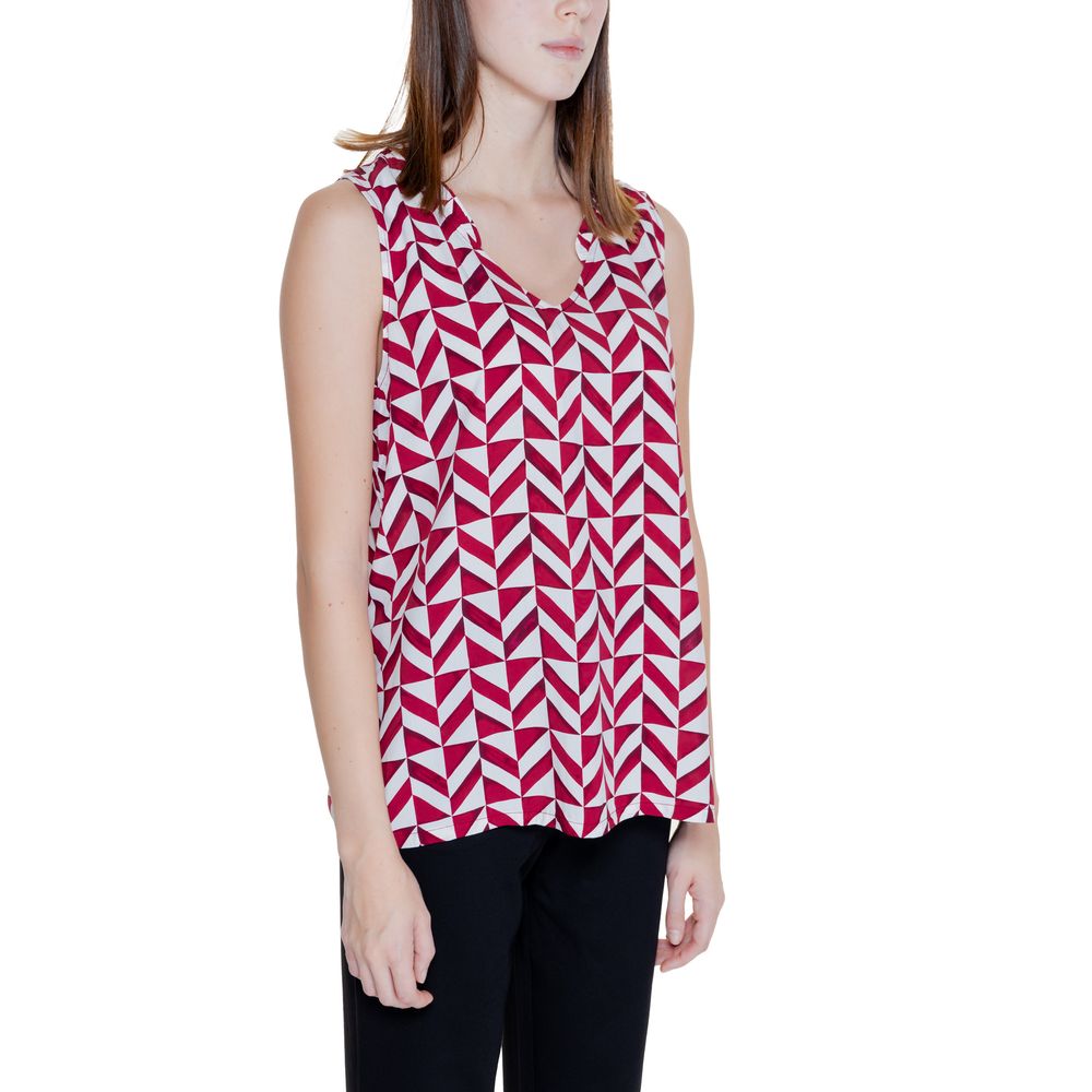 Débardeur en viscose rouge Street One