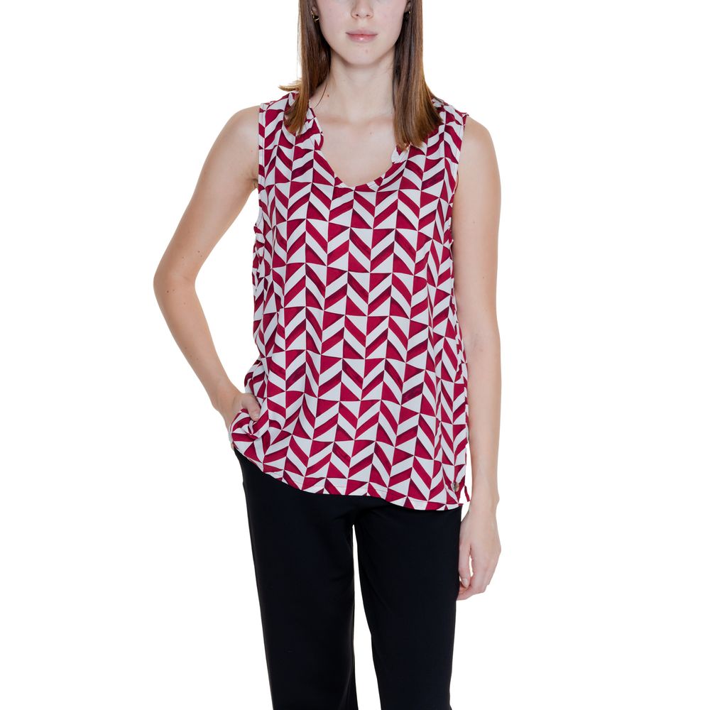 Débardeur en viscose rouge Street One