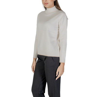 Pull en polyester crème Street One