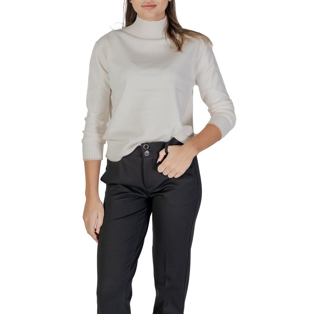 Pull en polyester crème Street One