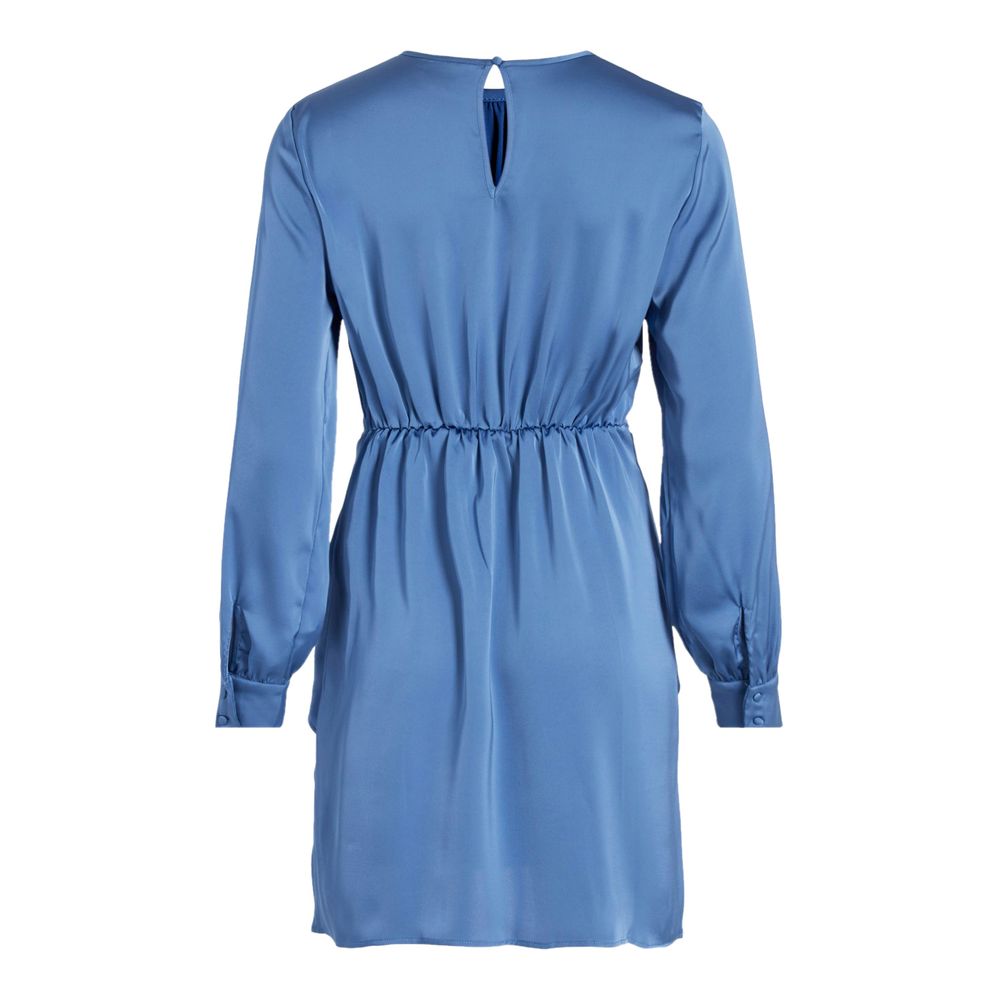Short bleu en polyester recyclé Vila Clothes