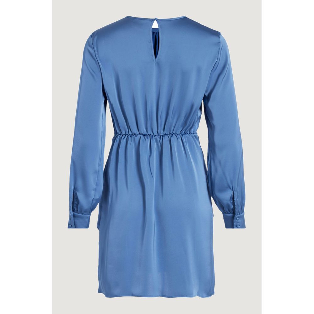 Short bleu en polyester recyclé Vila Clothes