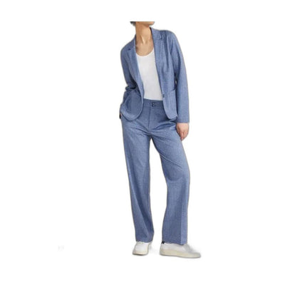 Blazer bleu en polyester Street One