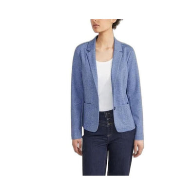 Blazer bleu en polyester Street One