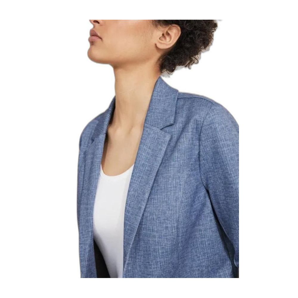 Blazer bleu en polyester Street One