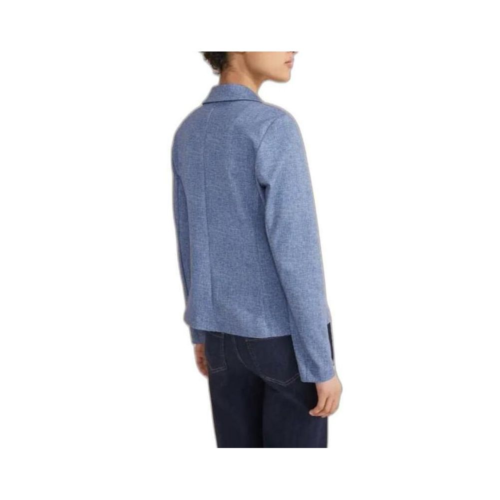 Blazer bleu en polyester Street One