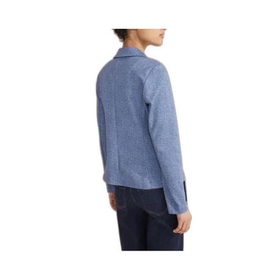 Blazer bleu en polyester Street One
