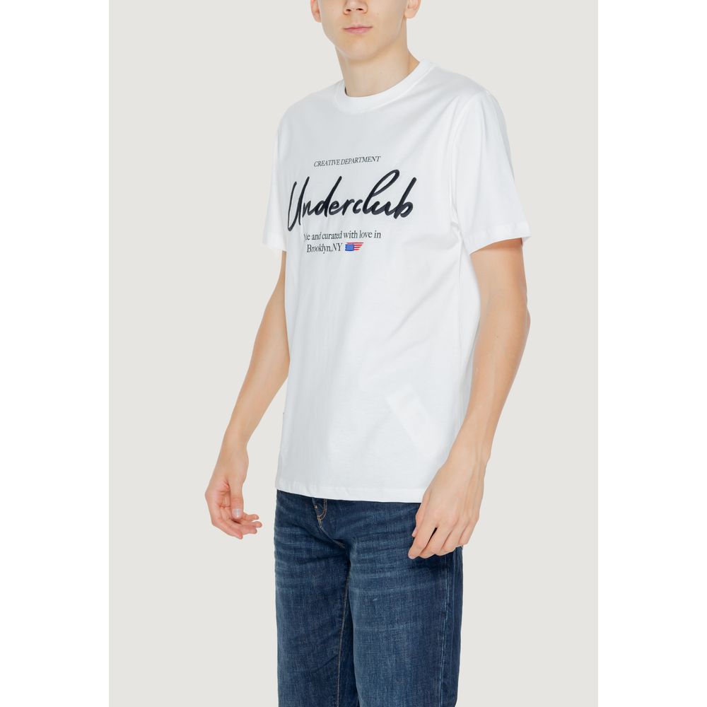 Underclub Wit Katoenen T-shirt