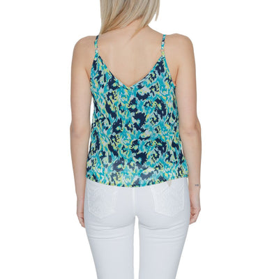 Morgan De Toi Turquoise Polyester Tank Top