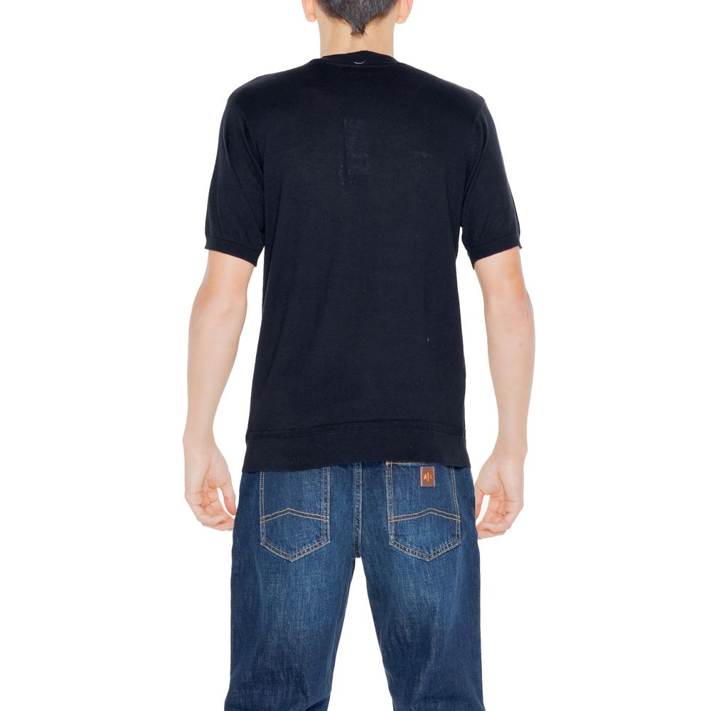 Pull en coton noir Hamaki-Ho