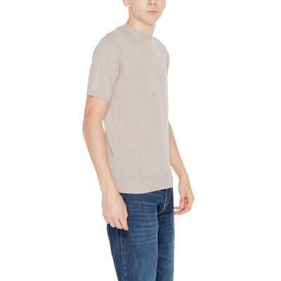 Pull en coton beige Hamaki-Ho