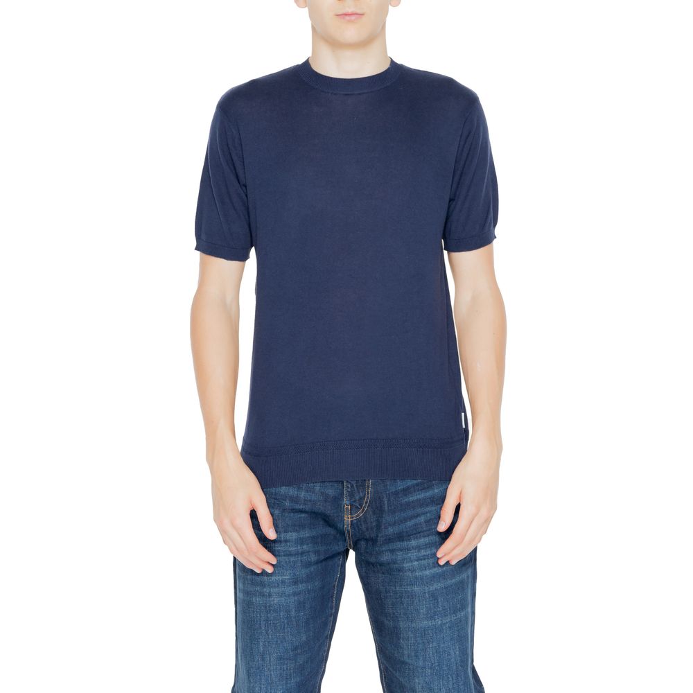 Pull en coton bleu Hamaki-Ho
