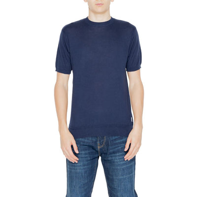 Pull en coton bleu Hamaki-Ho