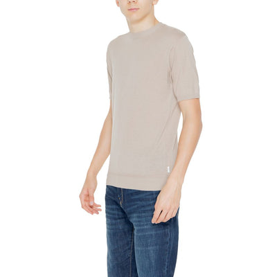 Pull en coton beige Hamaki-Ho