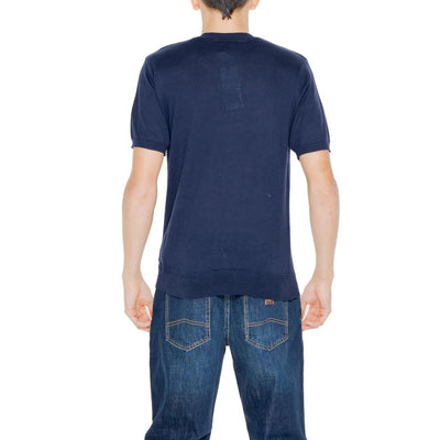 Pull en coton bleu Hamaki-Ho