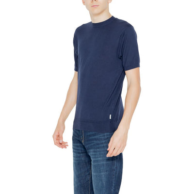 Pull en coton bleu Hamaki-Ho