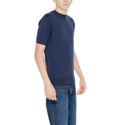 Pull en coton bleu Hamaki-Ho